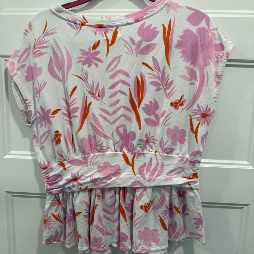 Anthropologie 9-h15 STCL Floral Print Women's Top large - Picture 9 of 10